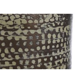 DKD Home Decor Lámpara Sobremesa Mundra Cobre Beige 42 x 63 x 42 cm