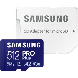 Tarjeta de Memoria Micro SD con Adaptador Samsung MB-MD512SA/EU 512 GB