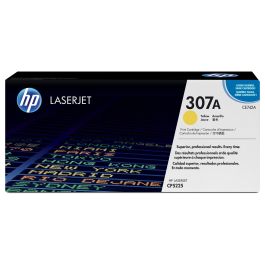 HP Toner CE742A Amarillo para Impresoras Laser Serie CP5220 Rendimiento 7300 Páginas