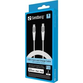 Sandberg Cable USB-C a Lightning MFI 2 Metros PRO para iPhone y iPad