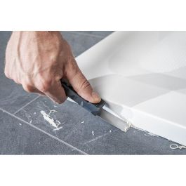 Wolfcraft Cúter Rascador Dual 18 mm para Eliminar Juntas de Silicona