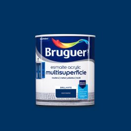 Bruguer Esmalte Acrílico Multisuperficie Azul Marino Brillante 750 ml Interior Exterior Precio: 21.6900002. SKU: S7902825
