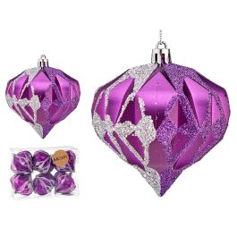 Set 6 Bolas Diamante Morado 8 cm Krist+ (12 Unidades) Precio: 53.49999996. SKU: B1AH5X63DX