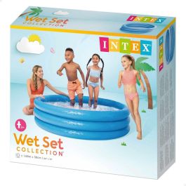 Piscina Hinchable para Niños Intex Azul Aros 581 L 168 x 40 cm (6 Unidades)