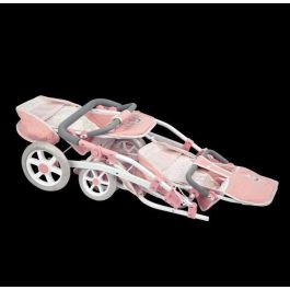 Muñecas Arias Coche Gemelar Universe 45x70x73 cm con Bolso