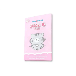 Imaginovo Notas Adhesivas Gatito, 20 Piezas Tamaños Surtidos, Diseño Fantasía Divertido para Niños