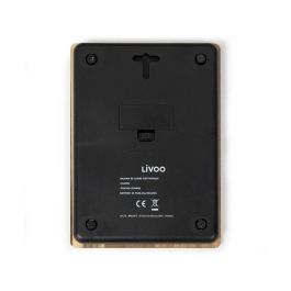Livoo DOM492 Báscula de cocina electrónica de madera de acacia Livoo DOM492 Báscula de cocina electrónica de madera de acacia