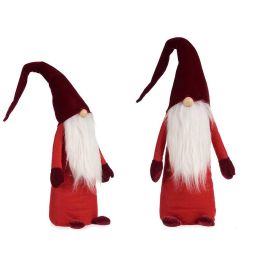 Gnomo de Terciopelo Rojo 100 cm con Gorro - Krist+ (8 Unidades) Precio: 91.50000035. SKU: B1J6LGXKLA