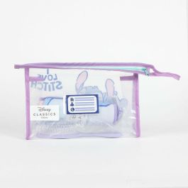 Cerdá Neceser de Aseo de Viaje, Organizador Portátil de Accesorios para Niños, Personaje Stitch, Color Lila, Medidas 23x15x8 cm Cerdá Neceser de Aseo de Viaje, Organizador Portátil de Accesorios para Niños, Personaje Stitch, Color Lila, Medidas 23x15x8 cm