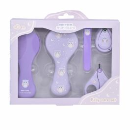 Beter MINI CURE BABY CARE Búho Lote 5pz Kit de Cuidado Personal para Bebés y Niños con Cepillo, Peine, Lima, Tijeras y Cortaúñas en Estuche Morado Precio: 10.89. SKU: S05107878