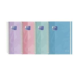 Agenda Escolar (2025-26) Oxford Touch Pastel Espiral Tapa Extradura Con Goma 8º S/V Surtido (4 Col.) Precio: 8.68999978. SKU: B1KEACHXMK