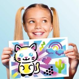 Canal Toys Maletín de Actividades Airbrush Art con Spray Electrónico, Plantillas y Rotuladores AIR 017