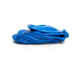 Pawz Botas para Perro de Goma Natural Impermeables, Proteccion Suelo Caliente, Nieve y Hielo, Talla M, 12 Unidades Azul