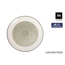 Inde Plato Postre 20 cm "Occhio" Monaco Brillo, Cerámica, 20x20x2 cm (12 Unidades) Precio: 36.6025. SKU: B13EKWS84N