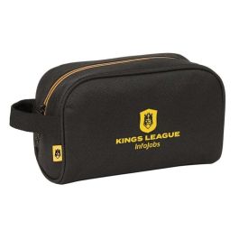 Neceser de Viaje Kings League Negro 24 x 15 x 10 cm