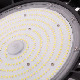 PRO LIFUD 1916-HVB150WP4-CW Campana LED UFO 150W 30000Lm 200lm/W 6000K Regulable 0-10V IP65 100.000h CRI 80