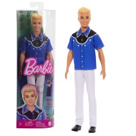 Barbie HRH25 Muñeco Ken Fashionista Look Oeste con Camisa Azul y Negro, Pantalones Blancos y Botines Negros Precio: 13.78999974. SKU: B1KBLWAQVF