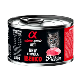 Alpha Spirit Alimento Húmedo para Gatos Adultos con Cerdo Iberico - Lata Caja 6x200 gr Precio: 10.58999986. SKU: B19LCTPGCC