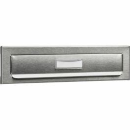 Placas para buzones Burg-Wachter Plateado Acero Inoxidable