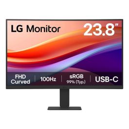 LG 24U421A - B Monitor Curvo 24 Pulgadas VA FHD 100Hz con USB-C Carga 15W