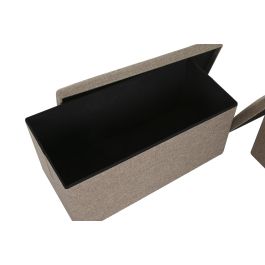 Caja Basicos DKD Home Decor Beige 38 x 38 x 76 cm (4 Unidades) Caja Basicos DKD Home Decor Beige 38 x 38 x 76 cm (4 Unidades)