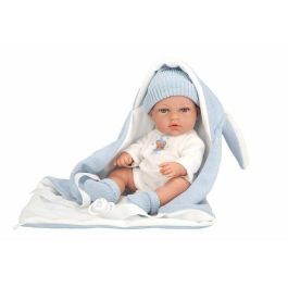 Muñeca elegance 30 cm natal azul c/saco de dormir (cuerpo vinyl, sexo niño) Precio: 33.4999995. SKU: B1GS6NGPPK