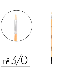 Liderpapel Pincel para pintura al óleo y acrílica n 000 punta plana pelo de cerda certificado FSC Precio: 10.164. SKU: B1JYJAWP59