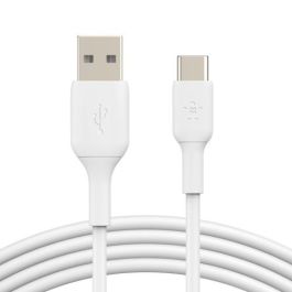 Cable USB A a USB-C Belkin CAB001BT2MWH Blanco 2 m