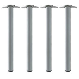 Patas De Mesa Juego de 4 Patas para Mesa Modelo Neiva, de Metal Gris, 60mm Diámetro, 710mm Altura Precio: 79.49999959. SKU: B18SMRVPSJ