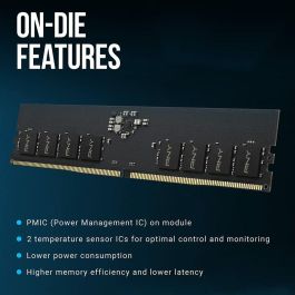 PNY PNY0751492656250 Módulo de Memoria RAM DDR5 8 GB 4800 MHz para PC - Máximo Rendimiento y Consumo Eficiente