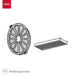 Filtro de Carbón Teka D4C Fibra de carbono Plástico