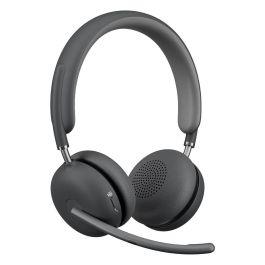 Logitech Zone Wireless 2 UC Auriculares Inalámbricos Bluetooth/RF 2.4GHz Color Grafito Optimizados para Microsoft Teams