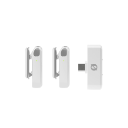 Rode Micrófono Inalámbrico Micro C Blanco para Smartphone con USB-C y Estuche de Carga, 21h autonomía, GainAssist
