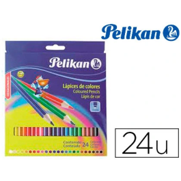Pelikan Lápices de Colores Hexagonales Caja de 24 Colores Surtidos Precio: 7.49999987. SKU: B1JB3XQ8GE