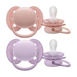 Chupete Ultra Soft 0-6 M Rosa/Lila Niña 2 Uds Scf091/31 Precio: 12.79000008. SKU: B1FLTKXFVD
