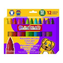 Playcolor Rotuladores Playcolor Jumbo Basic lavables colores surtidos, punta gruesa, caja de 12 unidades Precio: 4.99000007. SKU: B1EYFBTGDM