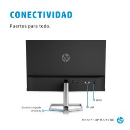 HP Monitor M22F 21.5" Full HD IPS 5ms (1920 x 1080) con AMD FreeSync y Filtro de Luz Azul para Cuidado Visual