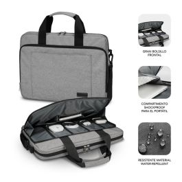 SUBBLIM SUB-LB-4APLB01 maletines para portátil 35,6 cm (14") Maletín Toploader Gris SUBBLIM SUB-LB-4APLB01 maletines para portátil 35,6 cm (14") Maletín Toploader Gris