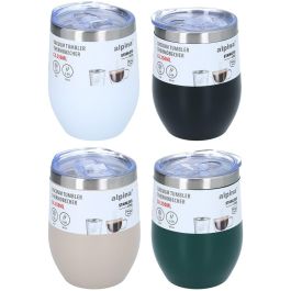 Interne Alpina Taza Termo de Acero Inoxidable 350 ml Mantiene Frío 12h y Caliente 6h Colores Surtidos
