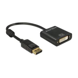 DELOCK 62601 Adaptador DisplayPort 1.2 Macho a DVI-I Hembra 4K 3840x2100 Negro Precio: 36.49999969. SKU: B17MA7VCDT