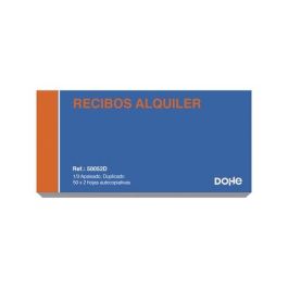 Talonario Recibos Alquiler (Iva) 1/3 Apaisado Duplicado Dohe (Set de 10) Precio: 23.78999997. SKU: BIX50052D