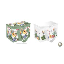 DKD Home Decor Bolsa Térmica Verde Blanco Tropic Garden 14 x 13 x 21 cm (6 Unidades) Precio: 20.08116. SKU: B1GEQL9CJN