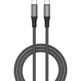 4smarts Cable USB-C a USB-C PremiumCord 100W 1.5m, Negro