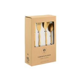 Cuberteria Basicos DKD Home Decor Dorado 7 x 24 x 15 cm Set de 16 Cuberteria Basicos DKD Home Decor Dorado 7 x 24 x 15 cm Set de 16