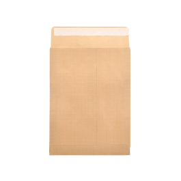 Liderpapel Bolsa Kraft N.13 310x410 mm con Tira de Silicona Caja 250 Unidades