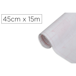 D-c-fix Rollo Adhesivo Transparente 45 cm Ancho x 15 m Largo Papel Plastificado Autoadhesivo para Manualidades y Hogar