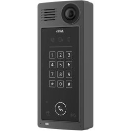 Axis A8207-VE MKII Estación de Puerta de Vídeo con Cámara 2K, 180°, PoE, IP66, Aluminio, Negro y Gris
