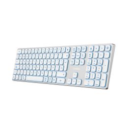 Coolbox Teclado Inalambrico Retroiluminado Moonlight Key B431 Bluetooth 5.1 + RF 2.4GHz Aluminio