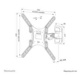 Soporte TV Neomounts 12597268000 32-55" 32" 55" 35 kg