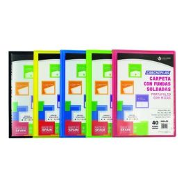 Carpeta Fundas (Tarifario) Carchivo Pp Carchiplas-Book Flexible Canguro A4 40 F. Surtido (Set de 10) Precio: 62.89000047. SKU: B1FNHNEEJR